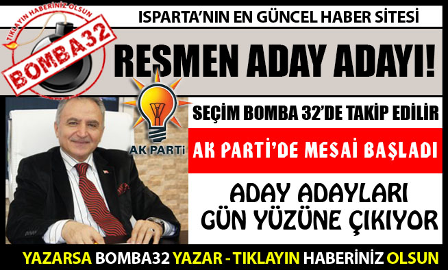 BAHATTİN ŞENOL RESMEN ADAY ADAYI